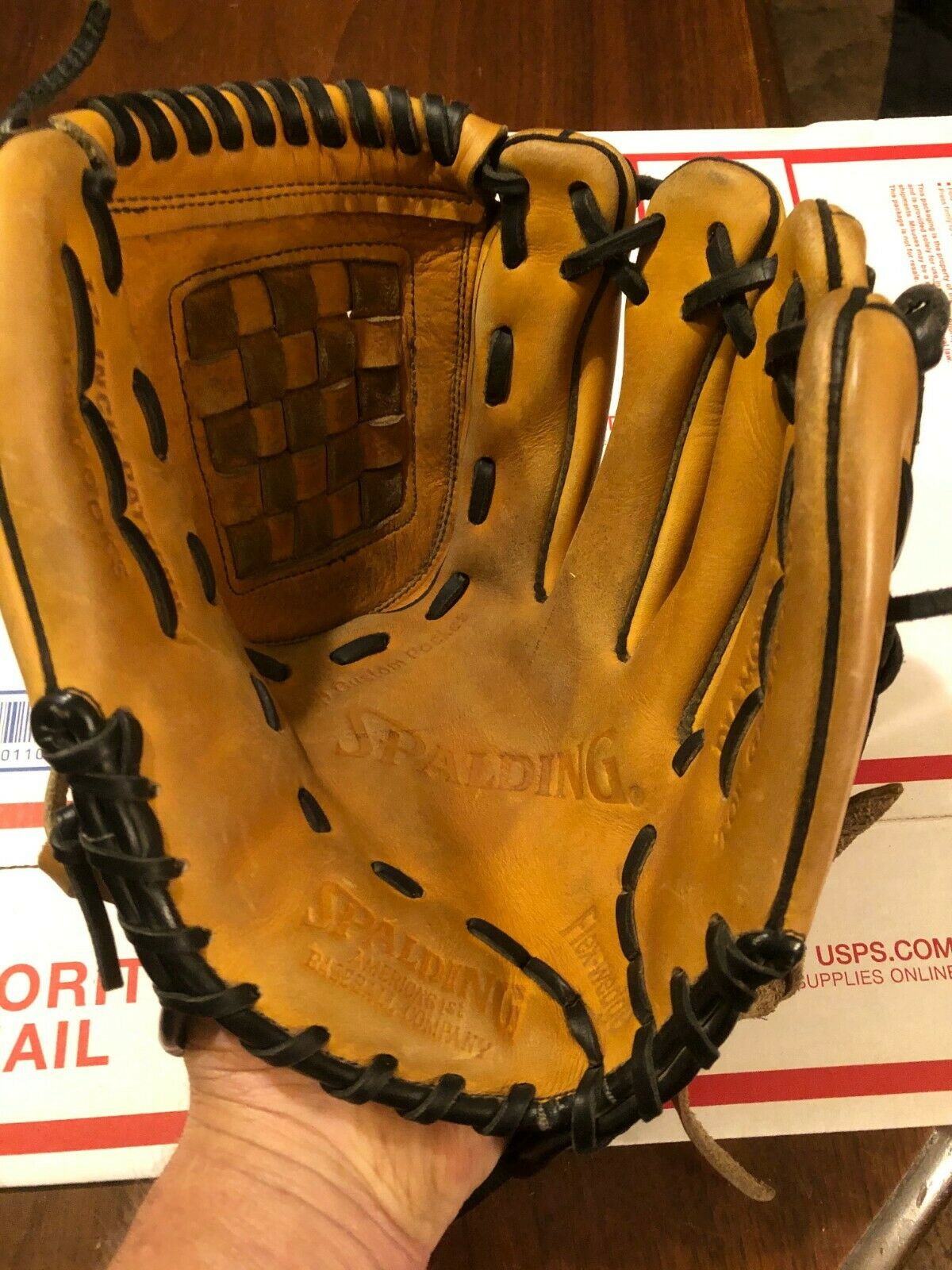 Huge 12" Spalding Diamond Elite Baseball Glove #18170dks, Ex+++, Lqqk! Wow!!