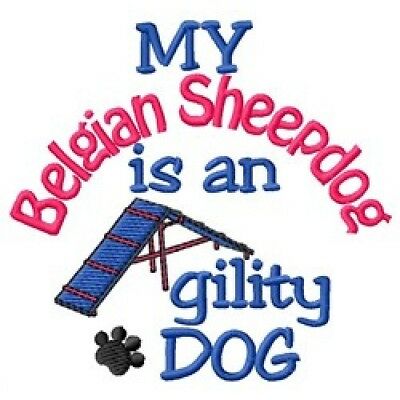 My Belgian Sheepdog Is An Agility Dog Short-sleeved Tee - Dc1738l