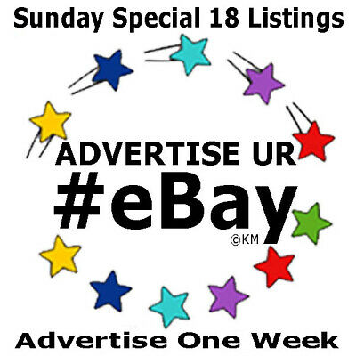 Sunday Special One Week Promote 18 Ebay Listings Pinterest Marketing Advertising
