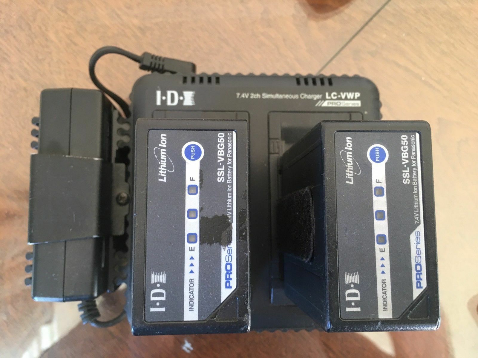 Lcvwp Idx Lc-vwp+dual Batteries Ssl-vbg50 Battery Charger For Panasonic Hmr10
