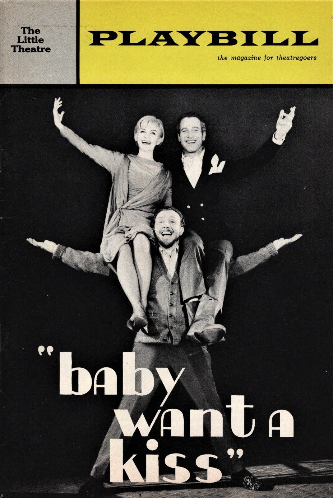 Paul Newman "baby Want A Kiss" Joanne Woodward / James Costigan 1964 Playbill