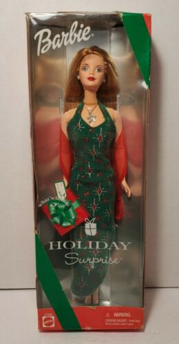 New Holiday Surprise Barbie 2000 Mattel