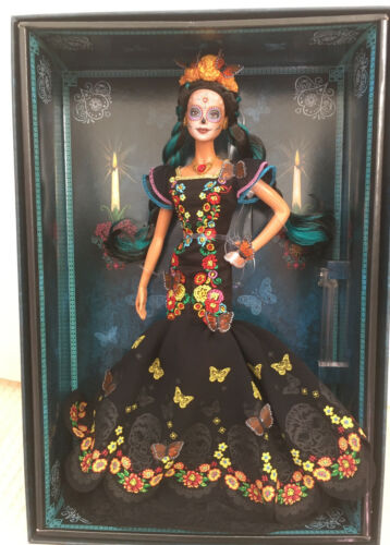Rare, Sold-out, Brand New Dia De Los Muertos (day Of The Dead) Barbie Doll 2019