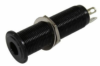 Switchcraft Stereo Long Threaded Barrel 1/4" Input/output Jack - Black