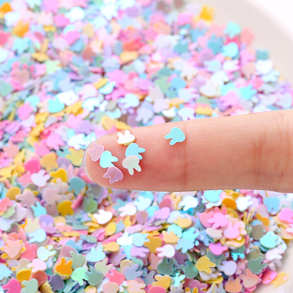 Ornament Manicure 10g Rabbit Sequins Shimmer Diy Sewing Loose Charms Paillette