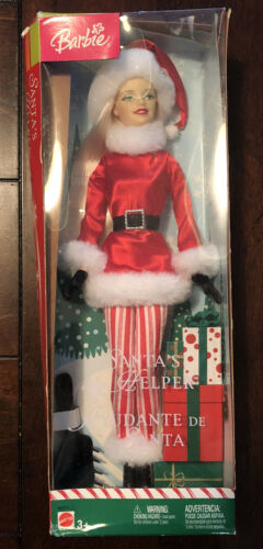 2004 Santas Helper Barbie - Doll Never Opened/used, But Box Is Damaged.
