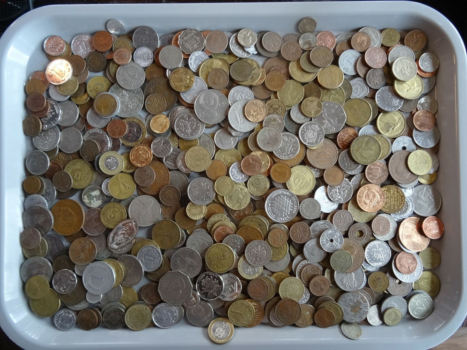 Old Mixed World Coin Collection Bulk Estate Exchange? 5 Pounds Treasure Lot?