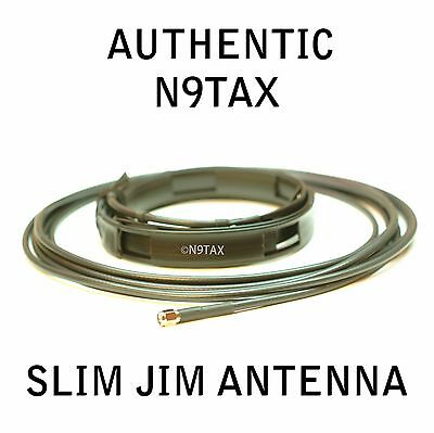 Authentic N9tax Vhf/uhf Slim Jim J-pole For Ht 2m 70cm Antenna 16' Coax