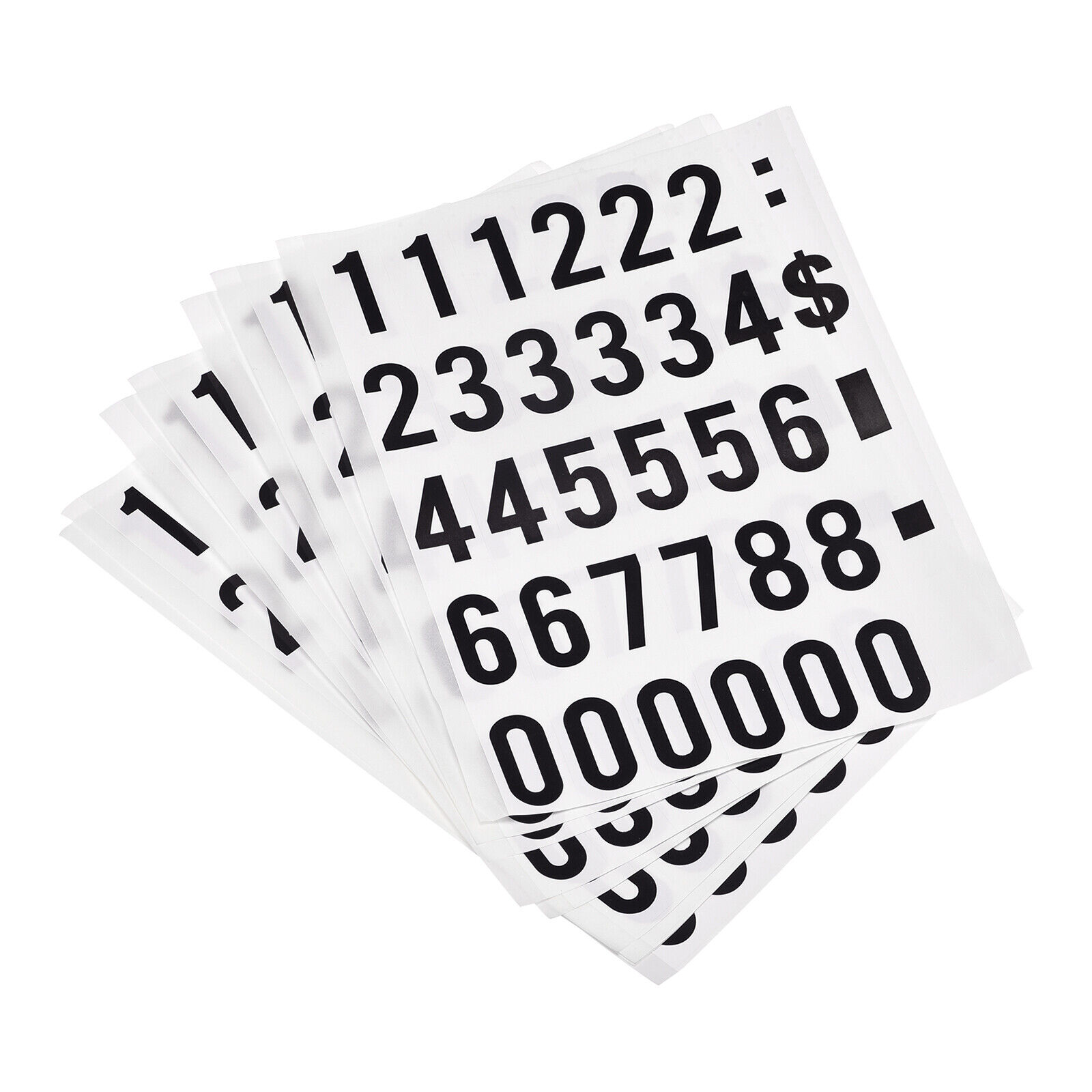 0 To 8 Number Stickers Number Character Label Self Adhesive Marked Sticker,15pcs