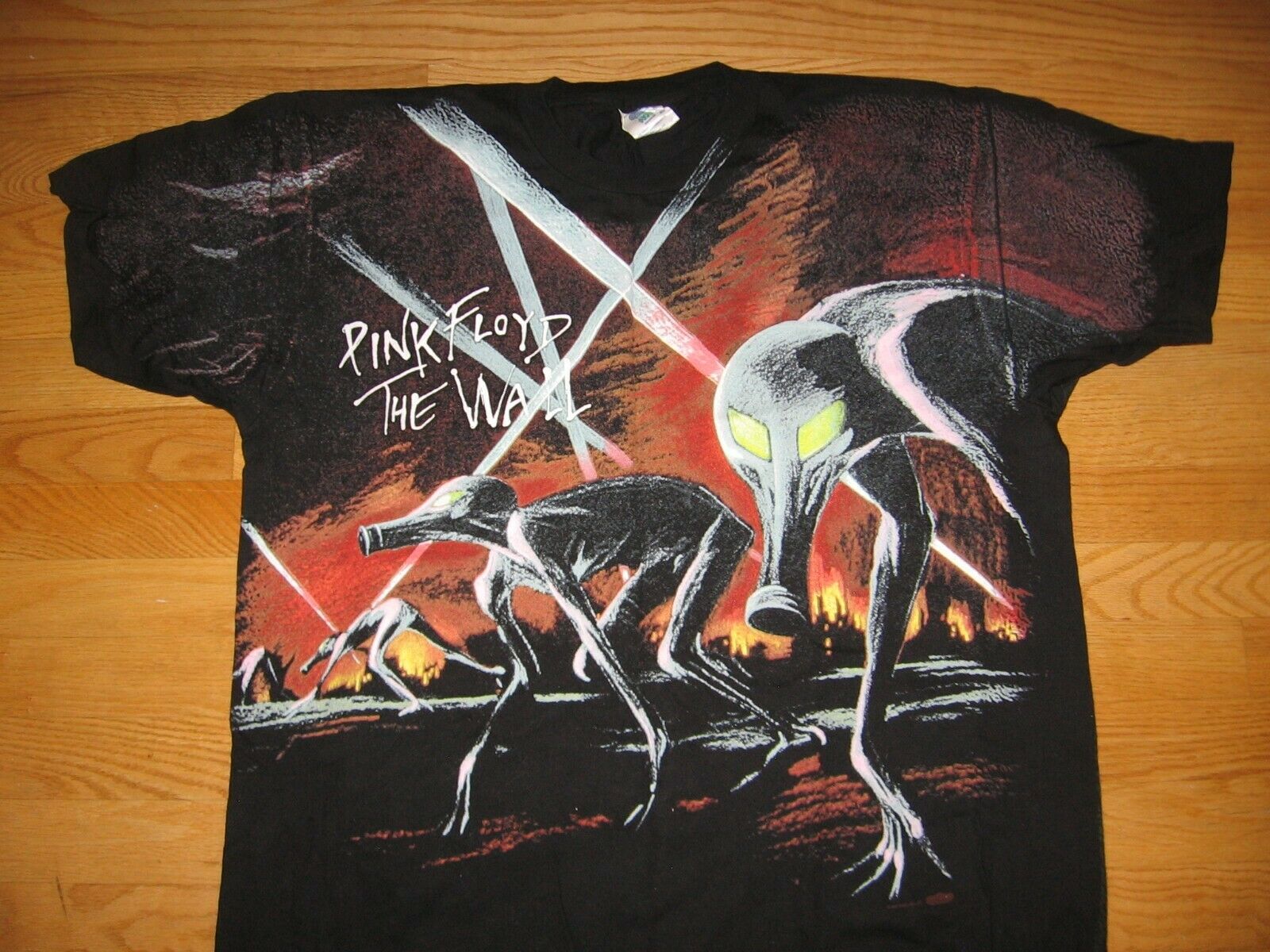 Pink Floyd The Wall Concert Tour T-shirt By Winterland Usa Xl Mint Condition