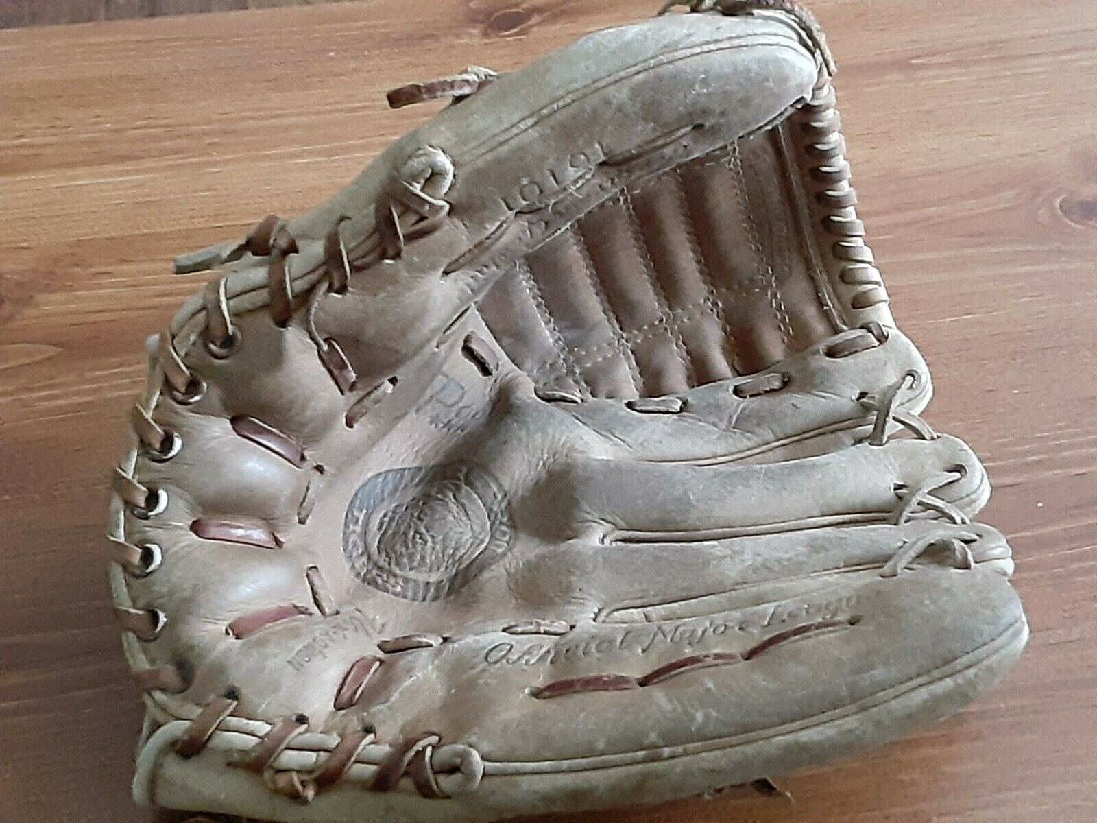 Vintage Rare Fieldmaster 16101 Detriot Tigers Glove Mlb Baseball Japan