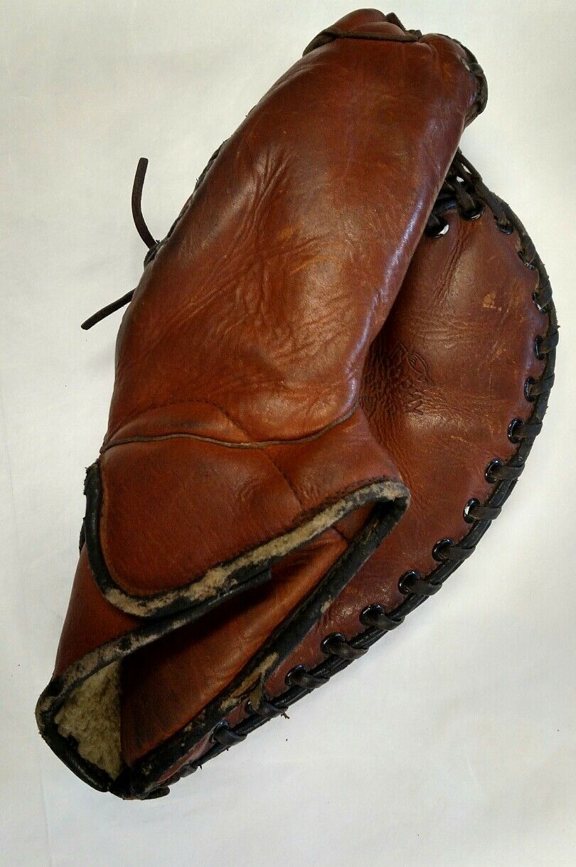 Vintage 1940's Frank Mccormick First Basemen Glove Mitt Excellent Rare Reds