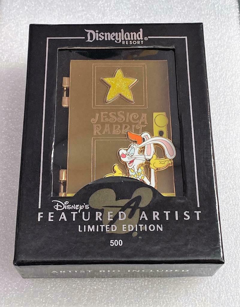 Disney Dlr Featured Artist 2007 Jessica Rabbit's Dressing Room Door Jumbo Le Pin