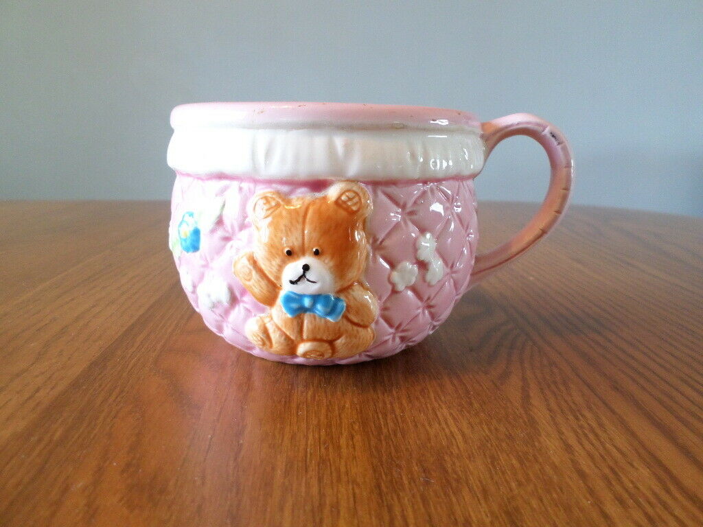 Baby Girl Decorative Gift Bowl W/handle