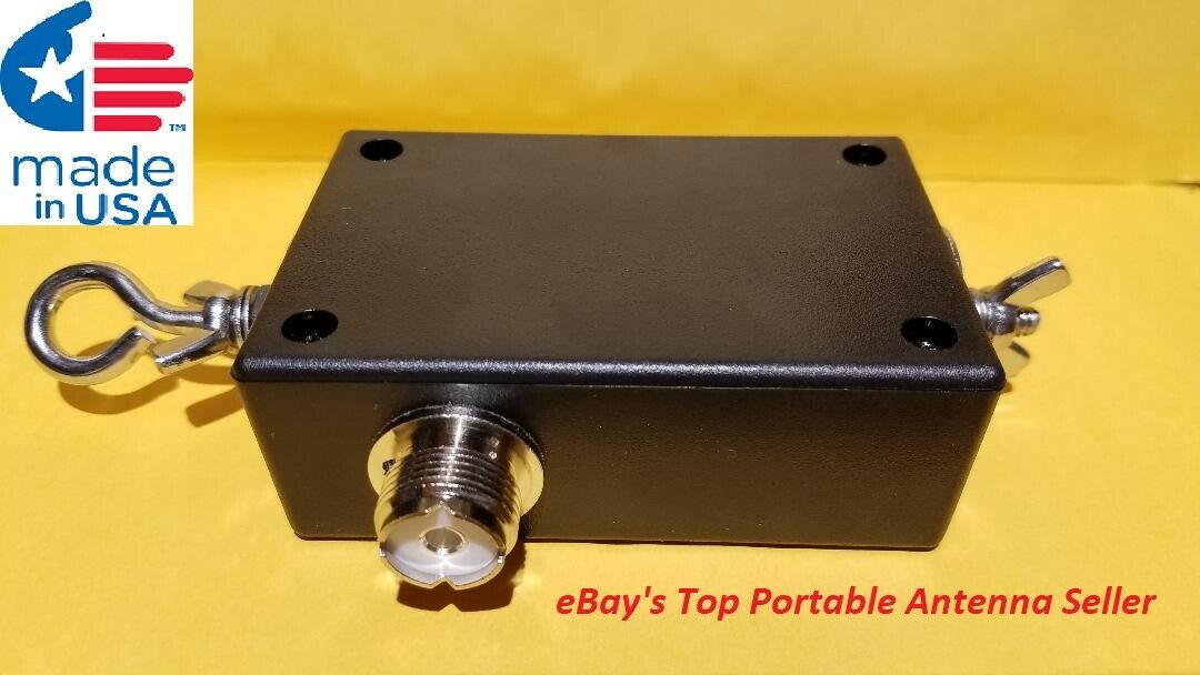 All Stainless Hardware End Fed Dipole 80-6m Portable Hf Matchbox.