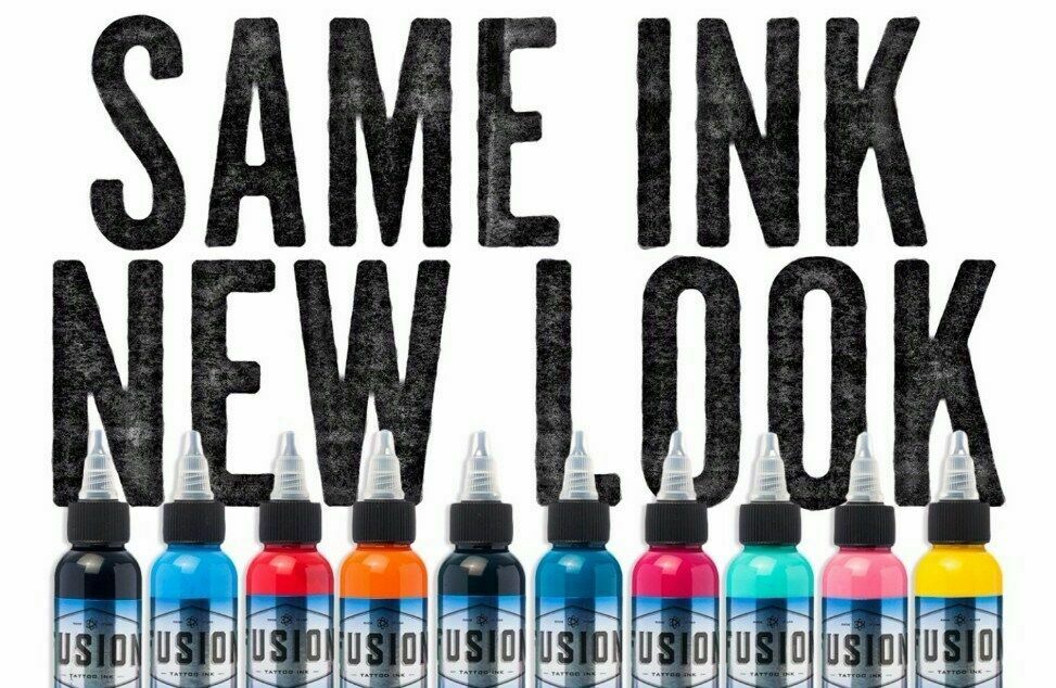 Fusion Tattoo Inks Individual Single Bottles 1 Oz 30 Ml Size 105 Colors For Pick