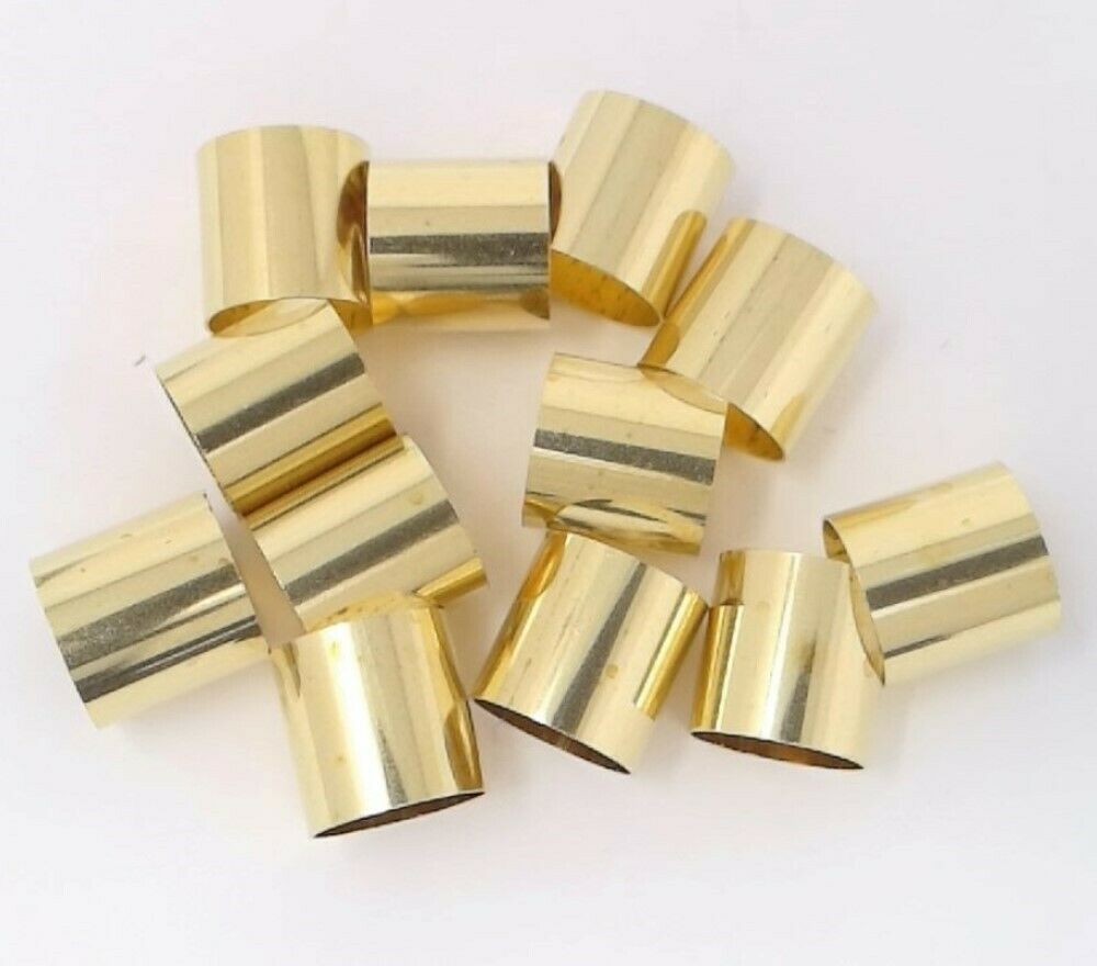 True Custom Shop® Brass Split Potentiometer To Solid Shaft Adapter Bushings 12pk